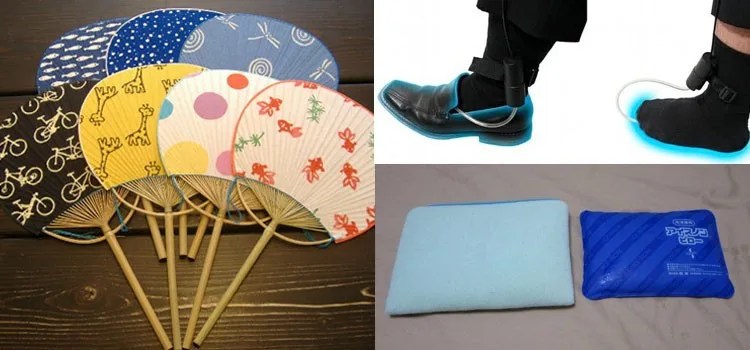 O que fazer com intenso calor do Verão japonês? contracalor