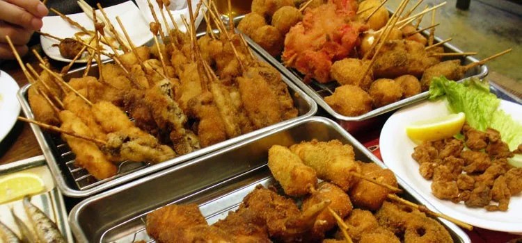 Kushikatsu - Carne no espeto kushikatsu2