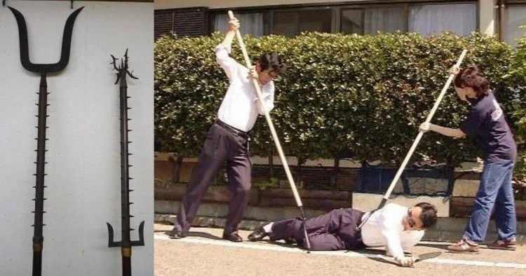 Sasumata - อาวุธของซามูไรที่ใช้ในโรงเรียนของญี่ปุ่น
