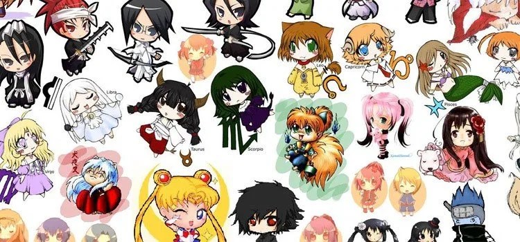 Personagens e animes Chibi e Super Deformed Personagens e animes Chibi e Super Deformed