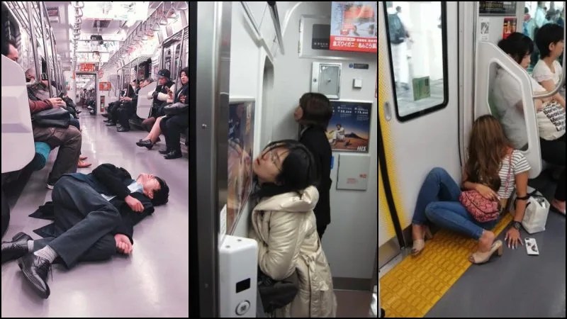 Inemuri - Japoneses cochilando en lugares públicos