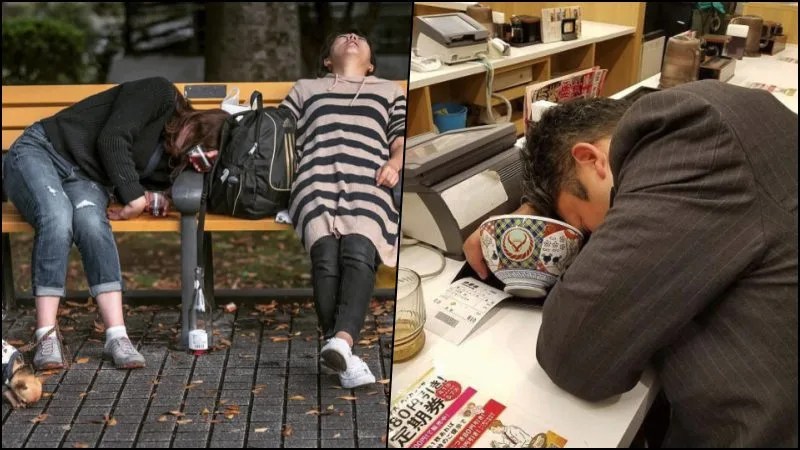 Inemuri - Japoneses cochilando en lugares públicos