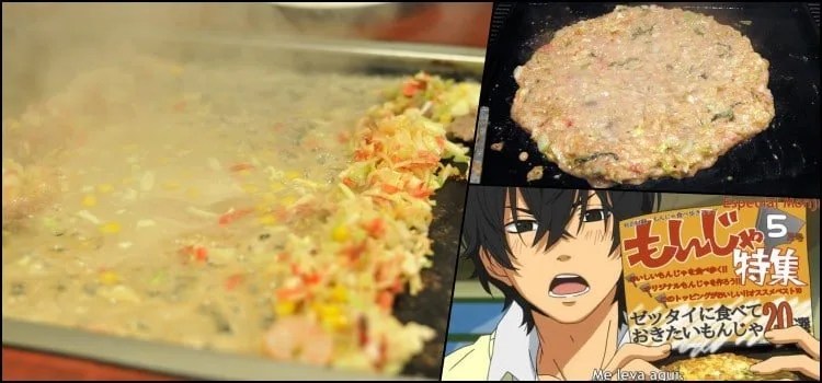 Monjayaki - Resep Tonari no Kaibutsu-kun