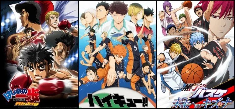Os melhores animes de esporte Os melhores animes de esporte