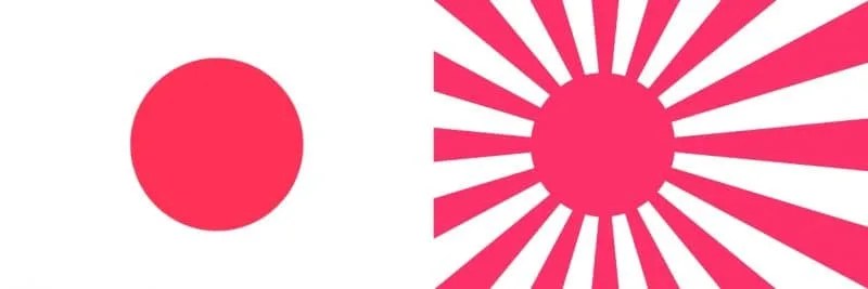 As 6 bandeiras históricas do Japão