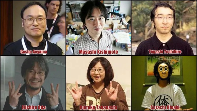 Os 20 Mangakas mais populares do Japão Os 20 Mangakas mais populares do Japão