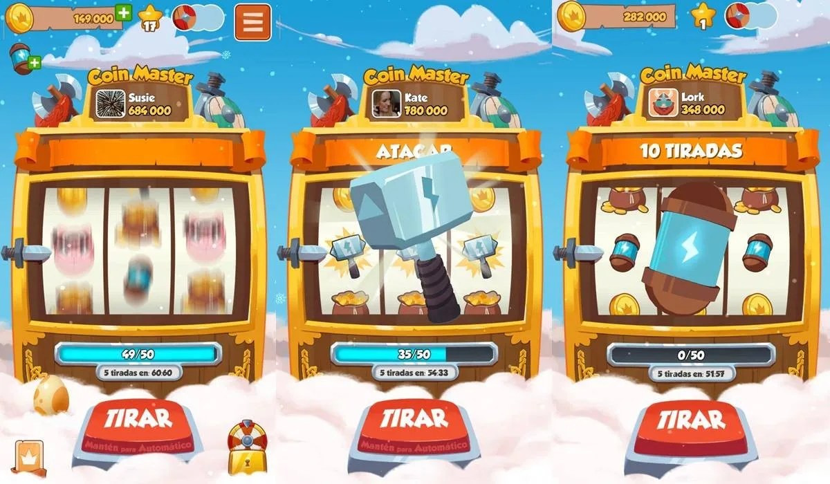 - Moedas e Gíros Grátis no Coin Master