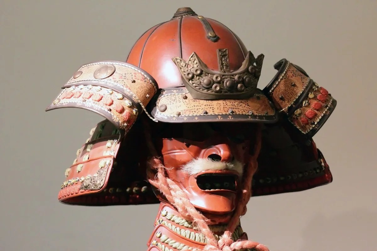 Japanese samurai mask