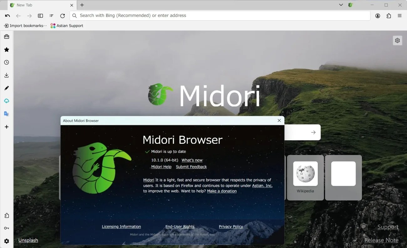 Midori Browser - Um Navegador Leve e Verde