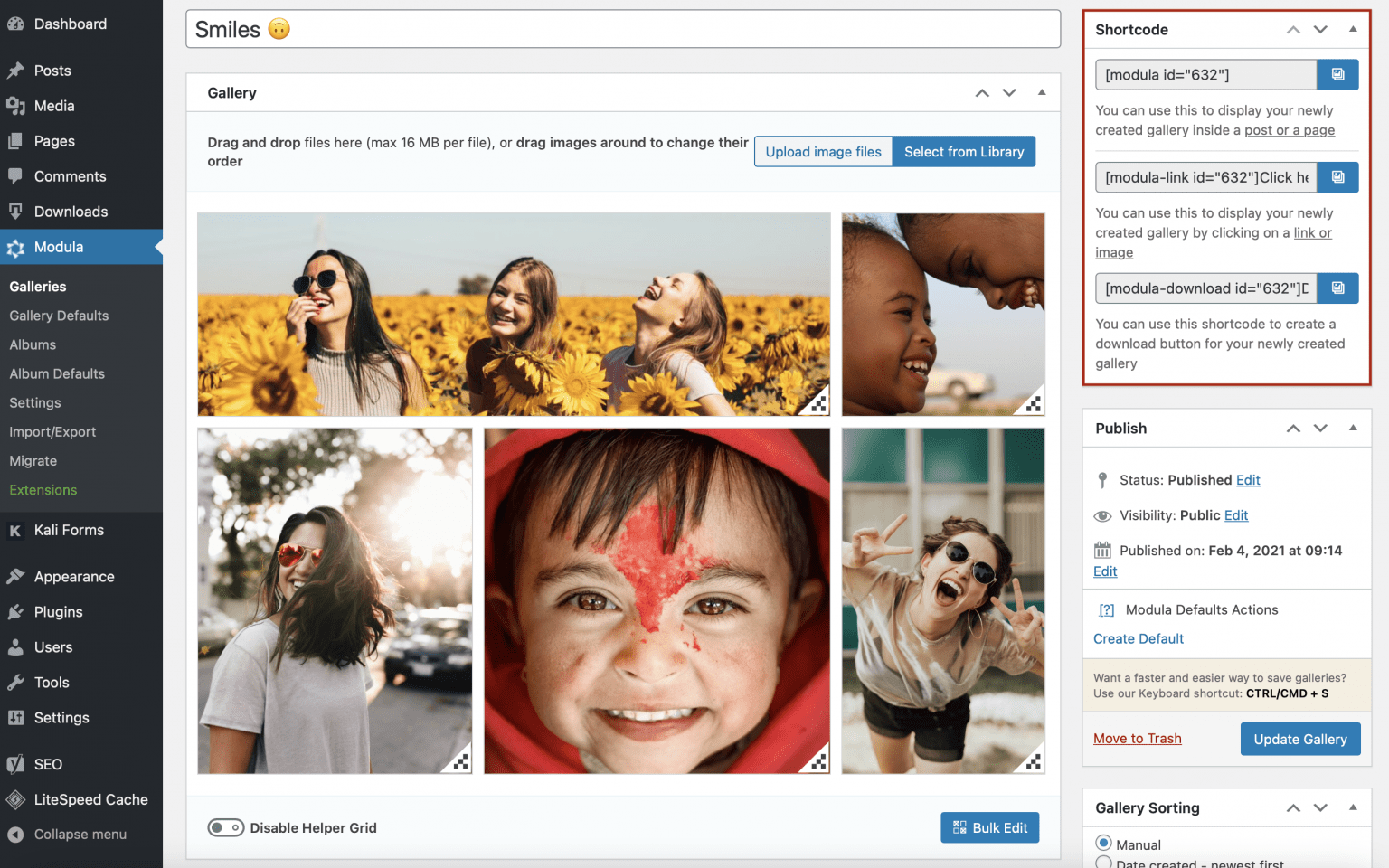 I am running wordpress on an ec2 instance with php 7 and wordpress works fine until i activate the plugin. How to create a WordPress image gallery with thumbnails