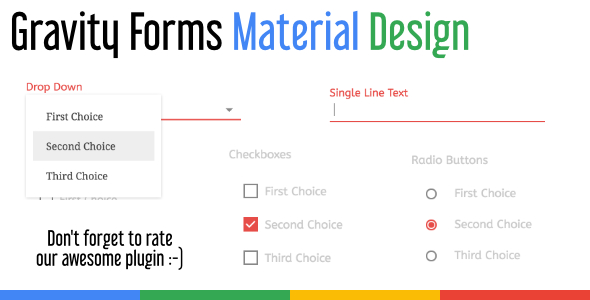 Learn everything you need to know about gravity forms for wordpress, including what it is, the best features, and how to use it on your . Gravity Forms Material Design Wordpress Plugin Rating Reviews Demo Download