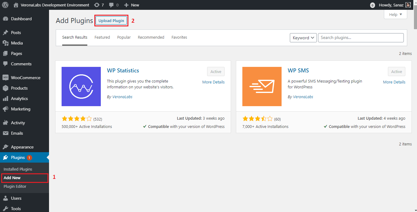 Visitors traffic real time statistics · 4. Installing Wp Statistics Free Plugin Wp Statistics Free Wordpress Plugin