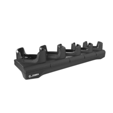 Zebra 5-slot Charging Cradle (5xPDA) til TC53 / TC58 m. strømforsyning