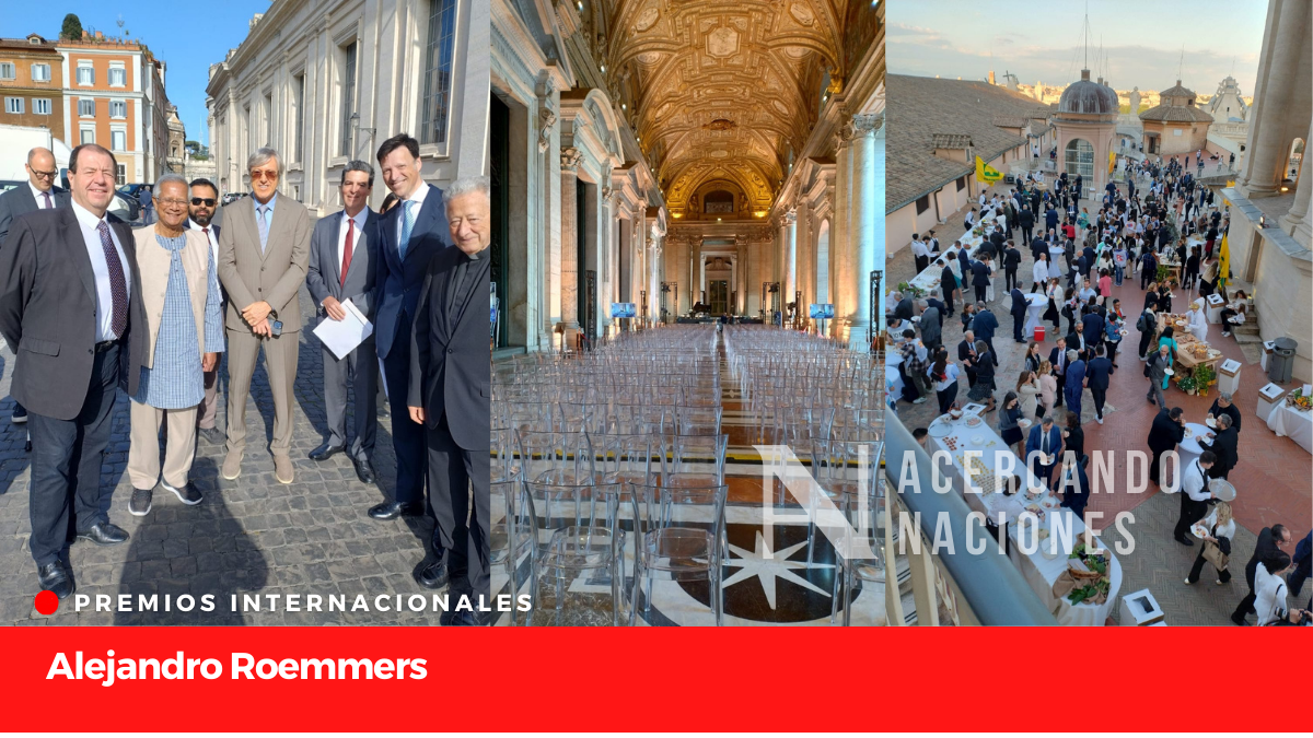 Alejandro Roemmers recibe el Premio a la Concordia