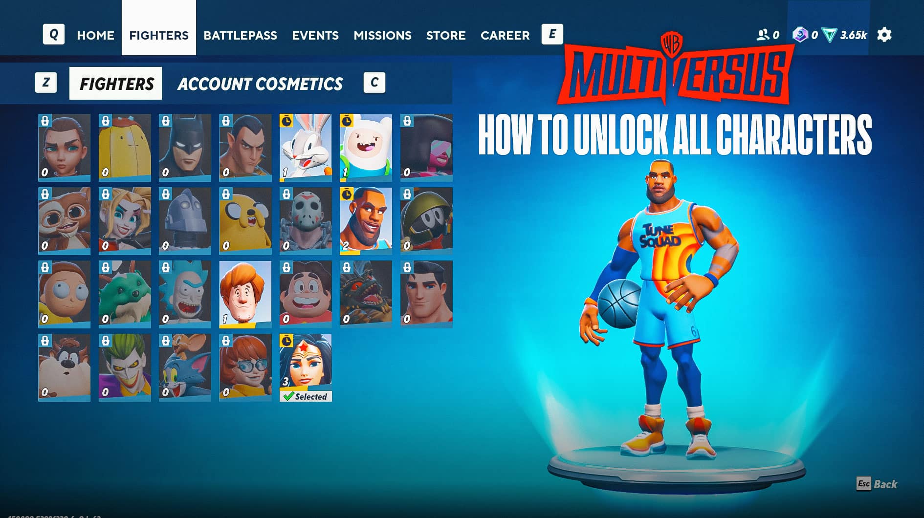 MultiVersus Guide How To Unlock All Characters MultiVersus Guide How To Unlock All Characters 