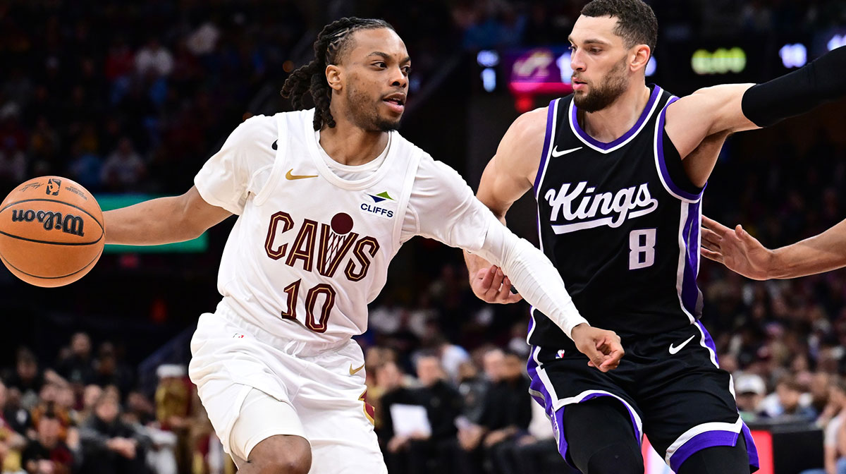 Is Darius Garland Playing Tonight Cavs Vs Clippers Injury Report Darius Garland Dribbles 