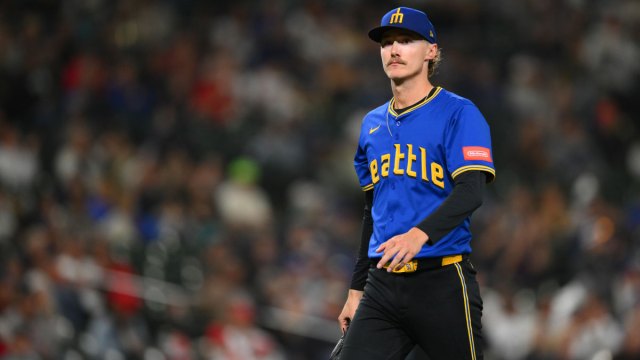 Seattle Mariners starting pitcher Bryce Miller