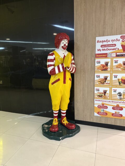 タイのマクドナルドに行ってみた