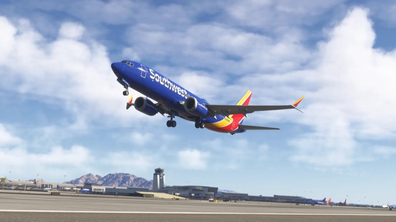 Departure out of KLAS, Los Angeles.
