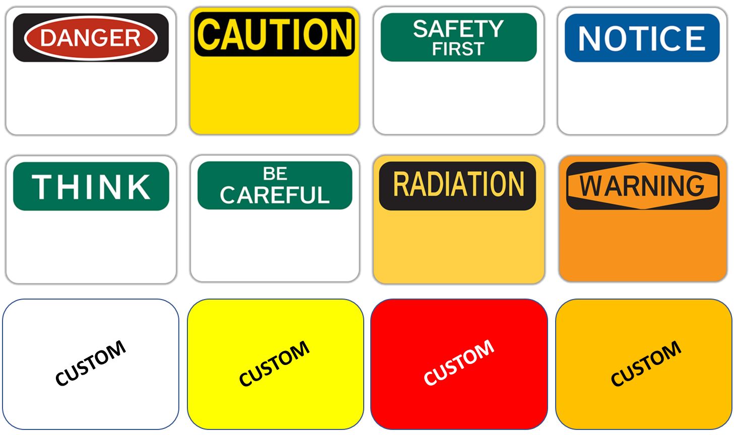 ODIZ Custom Safety Signs