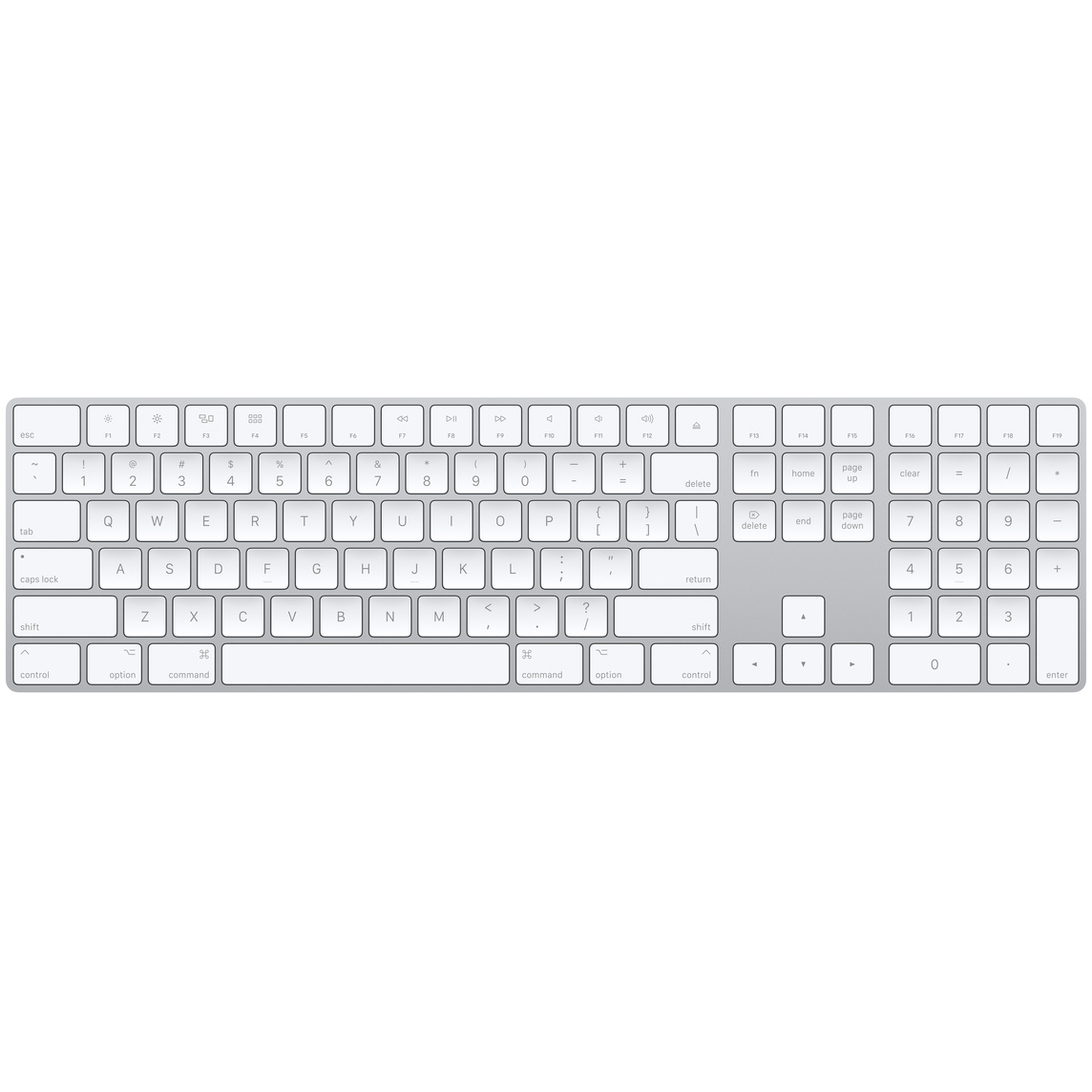 Apple Magic Keyboard with Numeric Keyboard. QWERTY