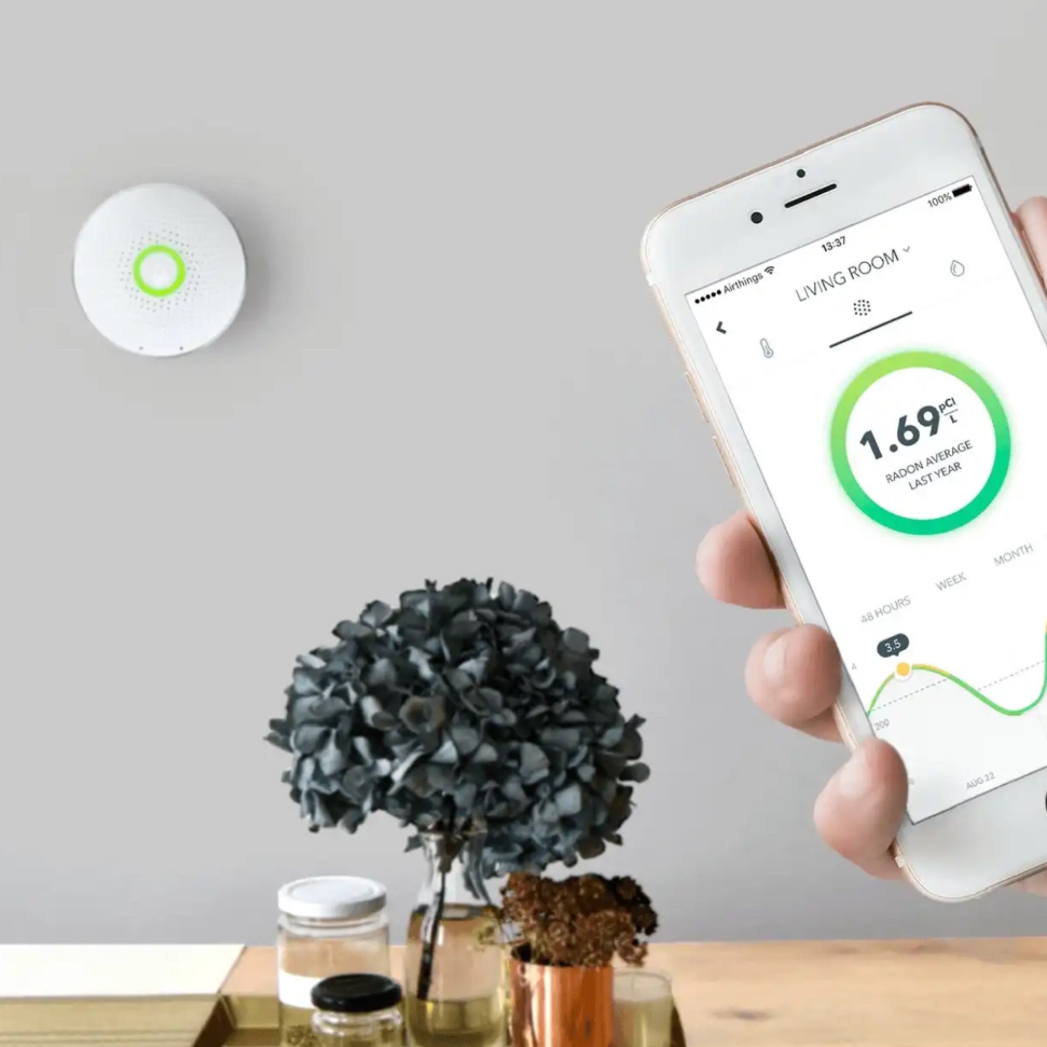 Airthings Wave Smart Radon Detector — image 3
