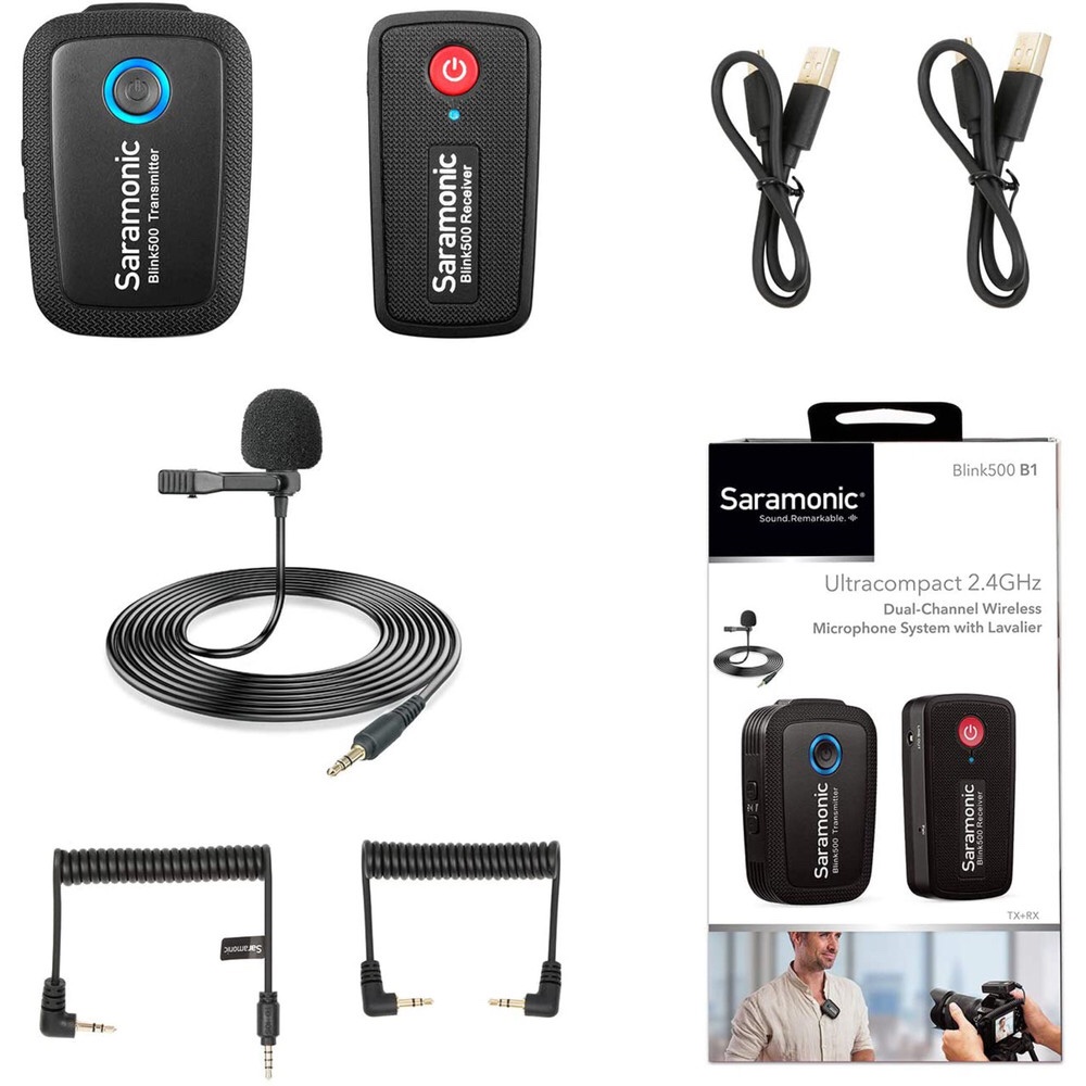 Saramonic Blink500 B1 Wireless Clip-On TX+RX — image 2