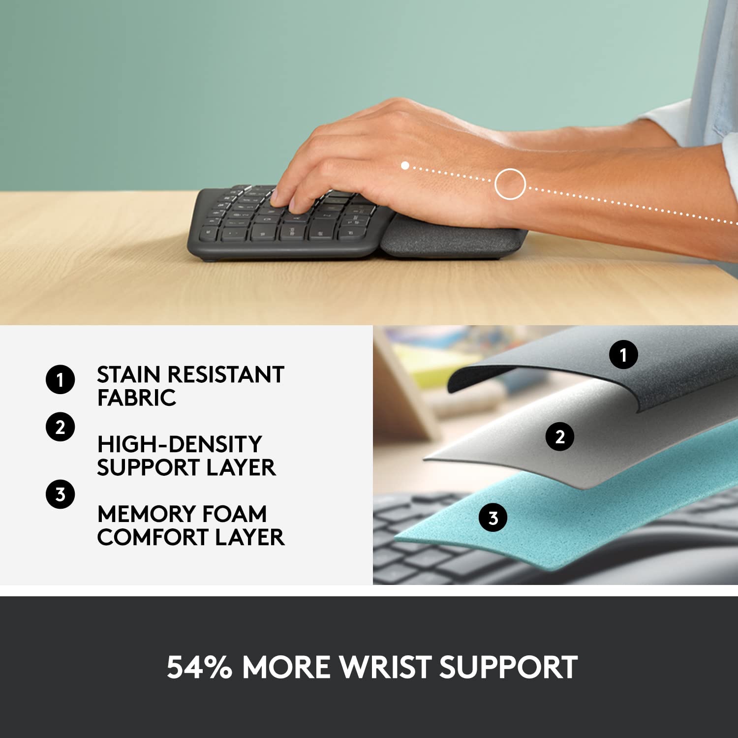 Logitech Ergo K860 Wireless Split Keyboard — image 4
