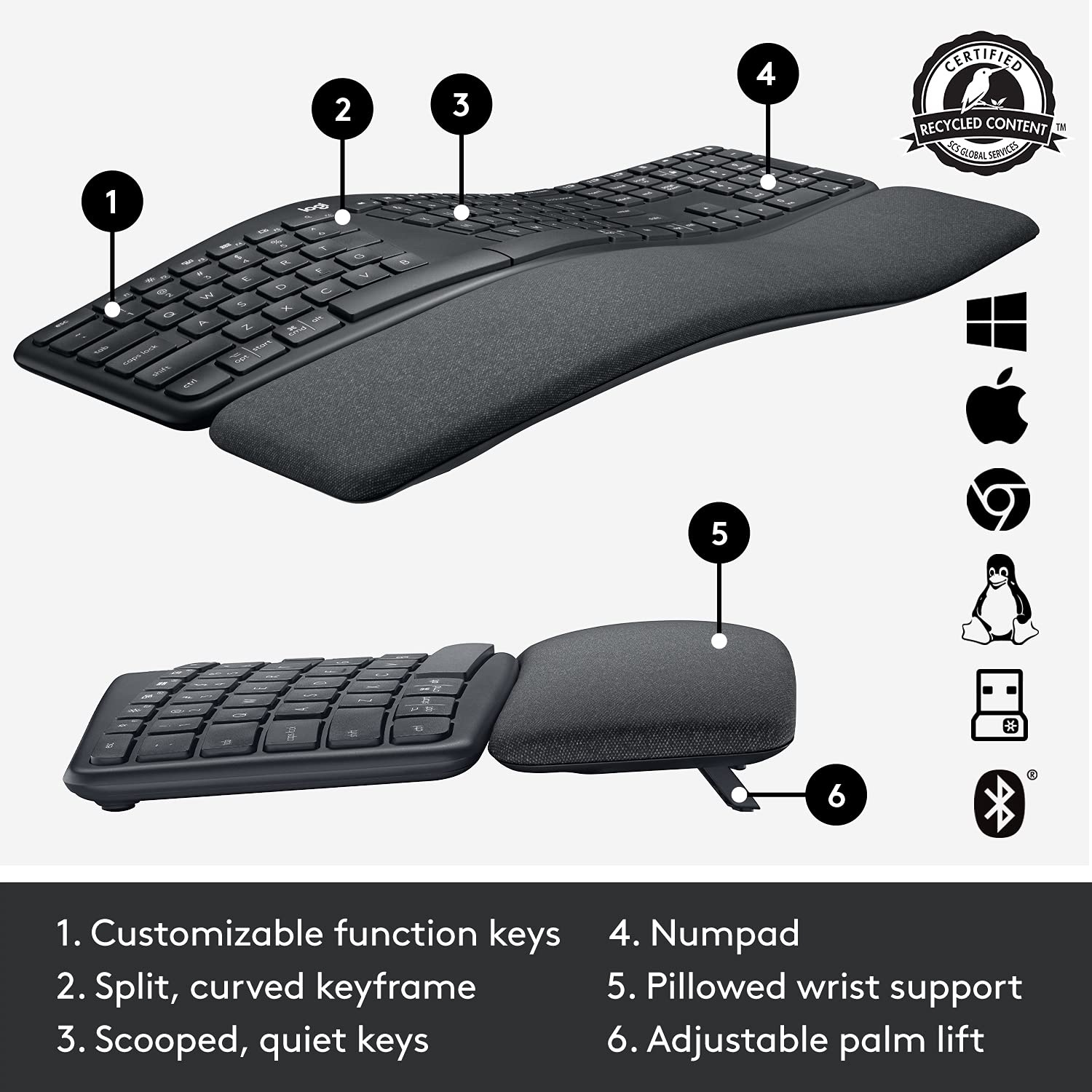 Logitech Ergo K860 Wireless Split Keyboard — image 3