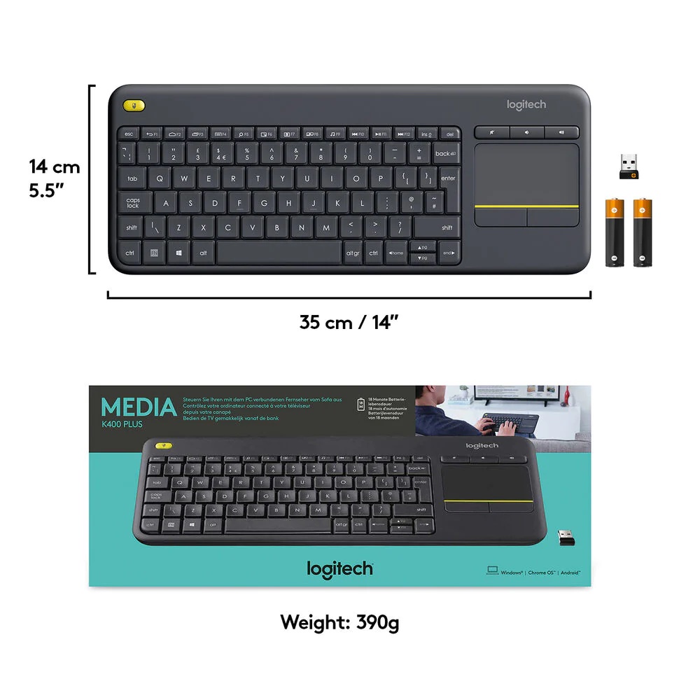 Logitech Media K400 Plus — image 3