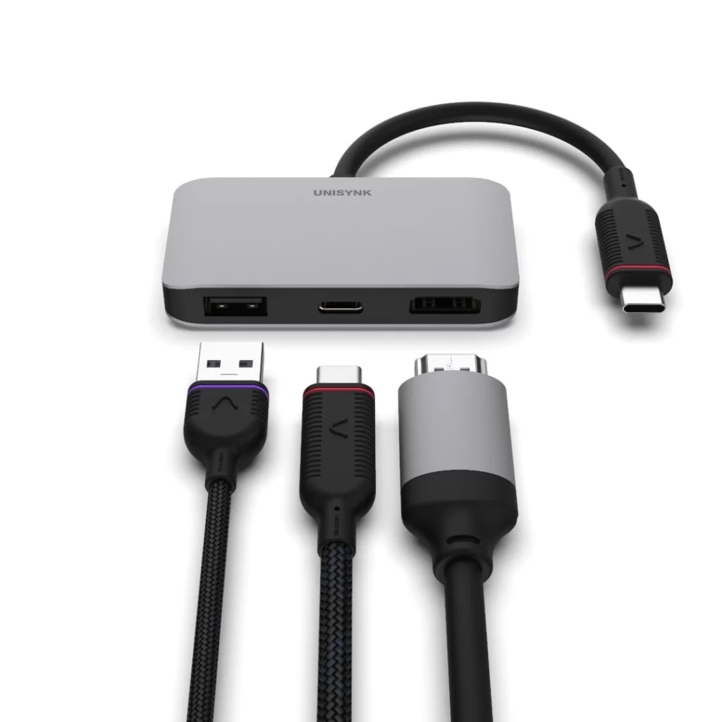 Unisynk 1To 3 USB-C Docking Hub — image 2