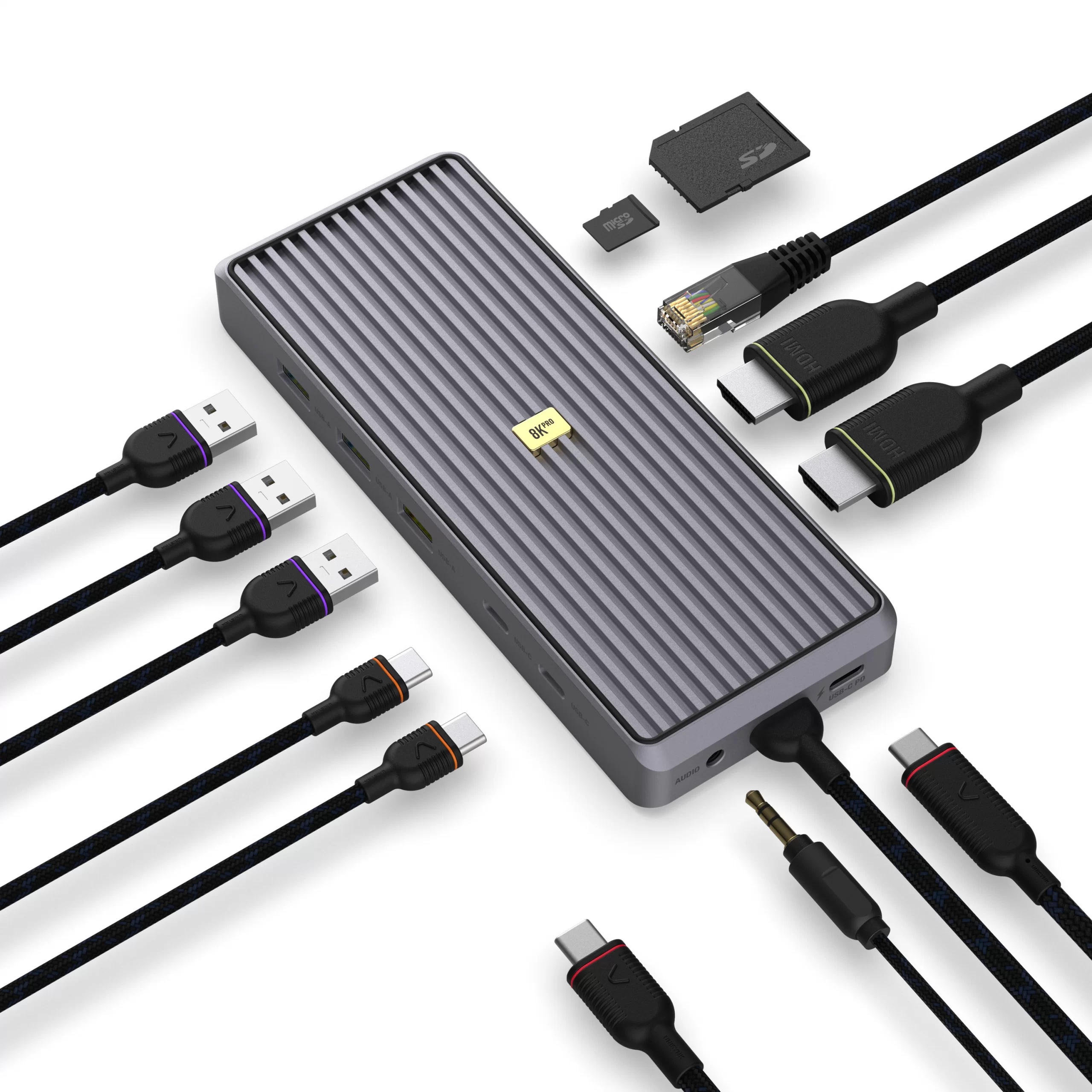UNISYNK 12 Port Dual Display USB-C Hub — image 2