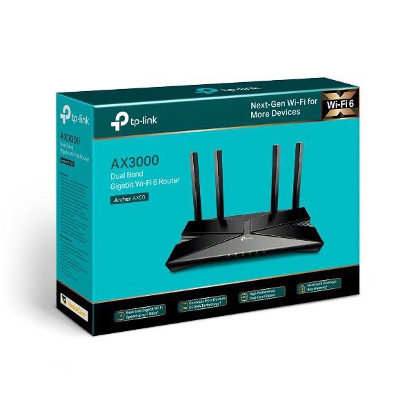 Tplink AX3000  DualBand Gigabit WiFi 6  Router Archer AX50 — image 3