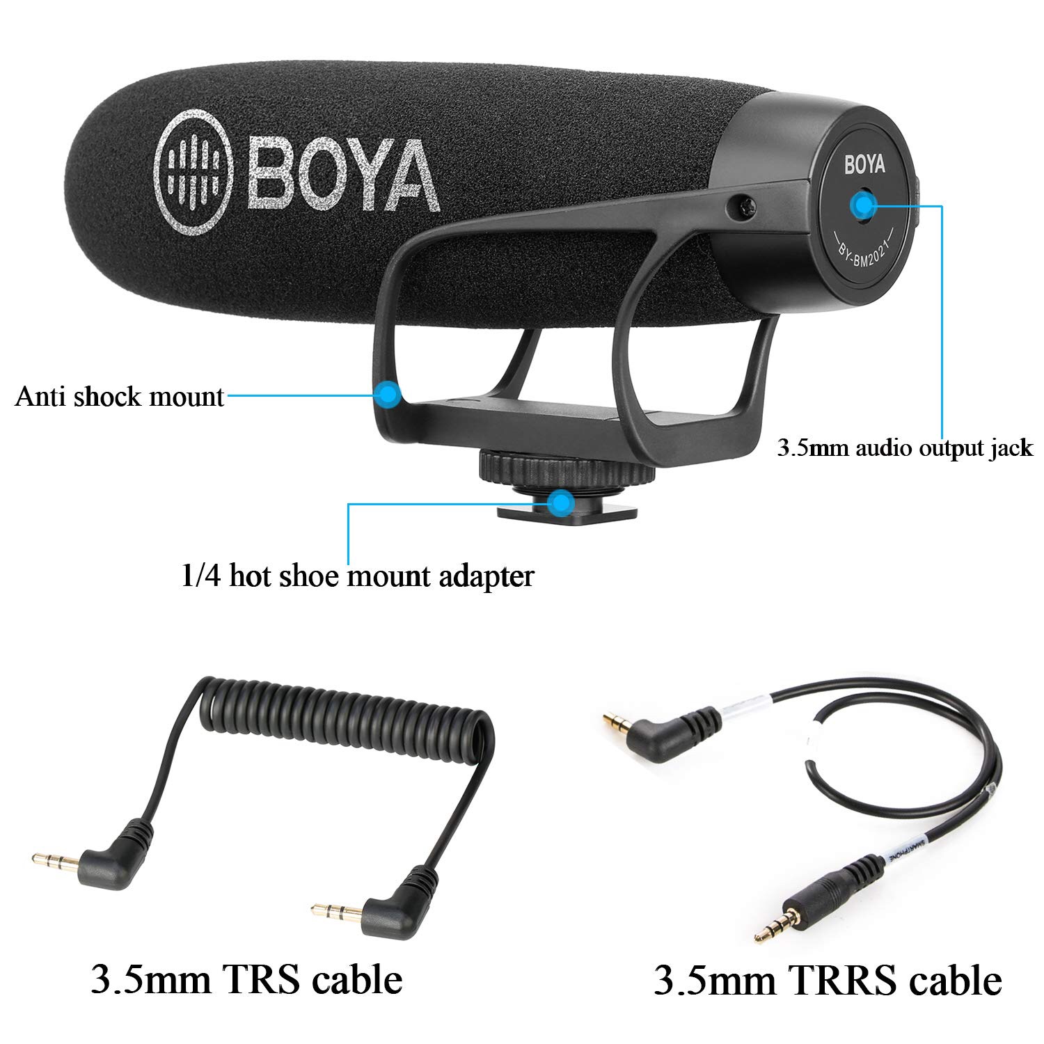 Boya BY-BM2021 Super Cardioid Shotgun Microphone — image 2