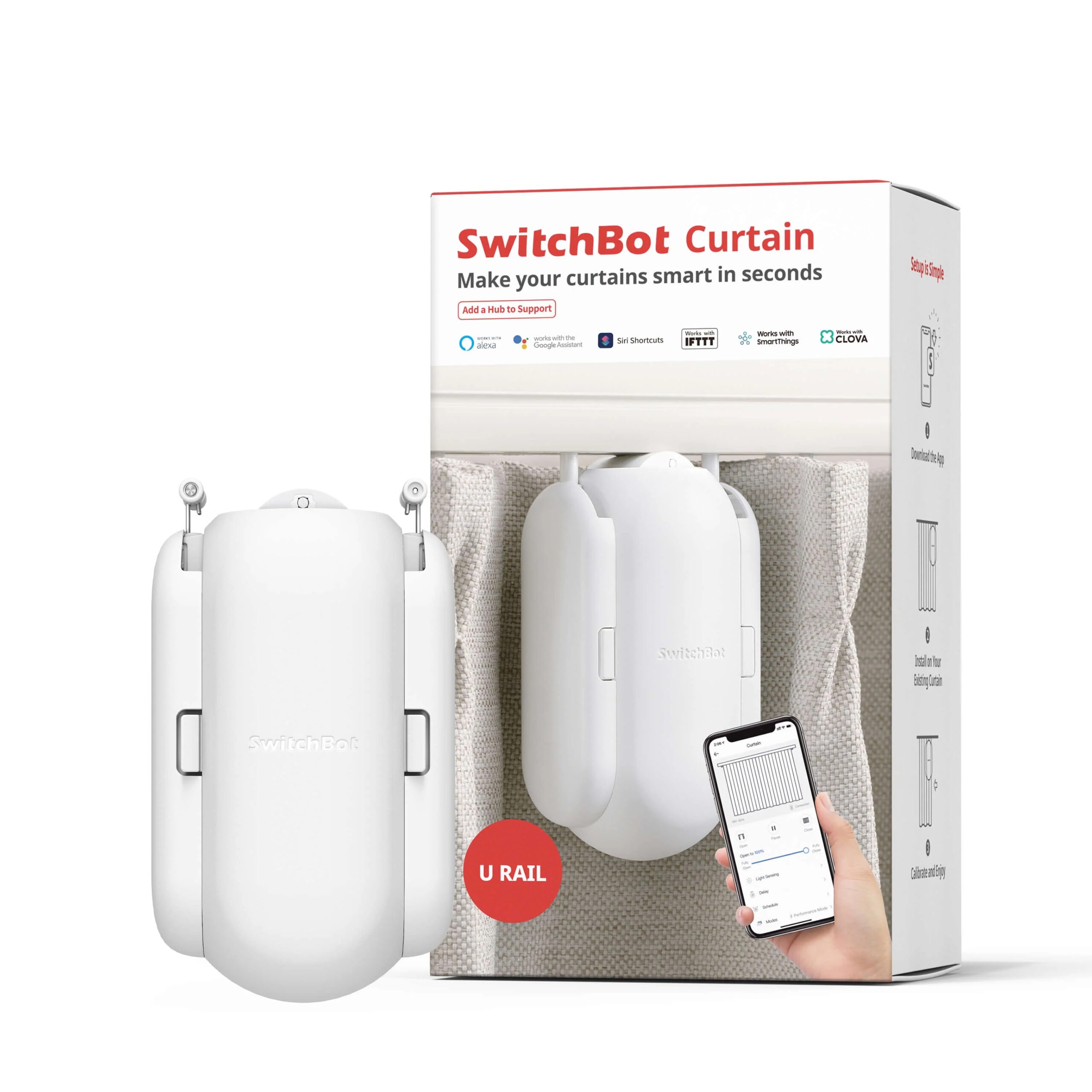 SwitchBot Curtain U Rail 2 — image 2