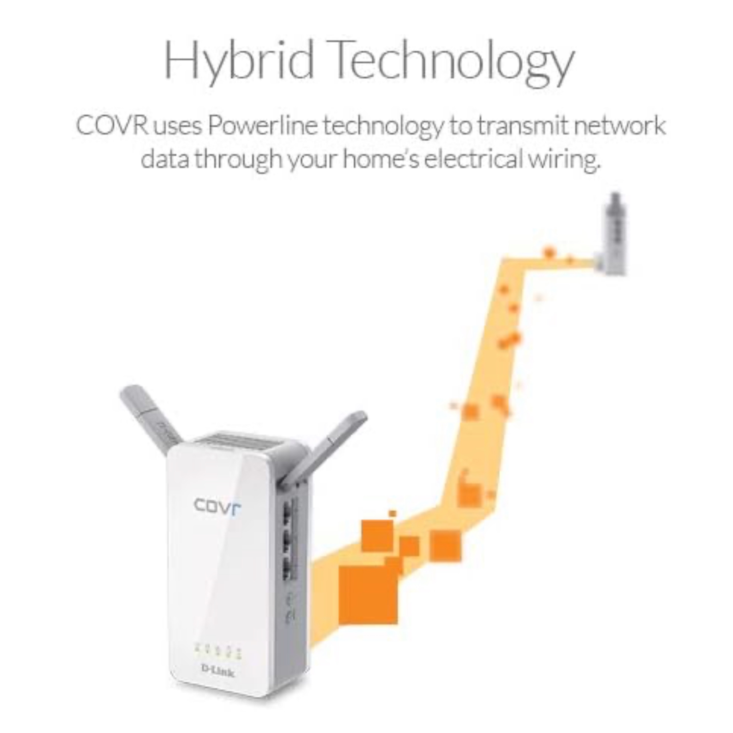 D-Link Powerline WiFi Adapter AC1200 COVR Smart Whole Home Mesh Wireless System — image 3