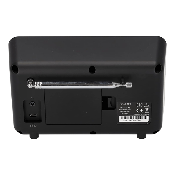 PINELL Supersound 101, Internet Radio, DAB+ & FM Tuner, Bluetooth 5.0, WiFi, Headphone Jack, 3 Watt RMS, Equalizer, Station Memory, Colour Display, Mains and Battery Operated, Black — image 3
