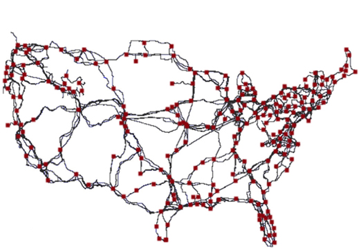 First Detailed Public Map Of U S Internet Backbone Could Make It Map Of Internets 2 