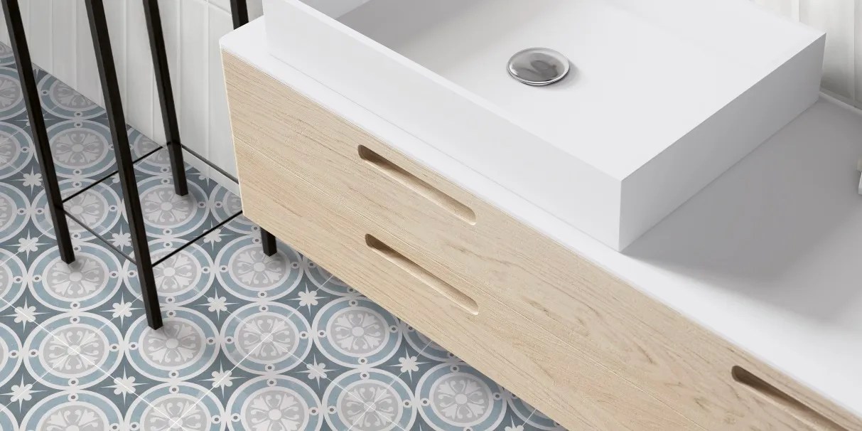 Ultimate Combinations: Shaped & Patterned Tiles & Plain Walls