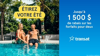 Transat lance sa promotion de la rentrée