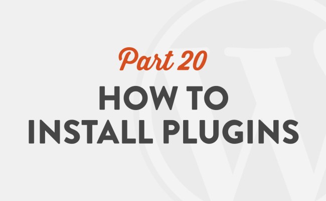 How To Install WordPress Plugins By WP101®