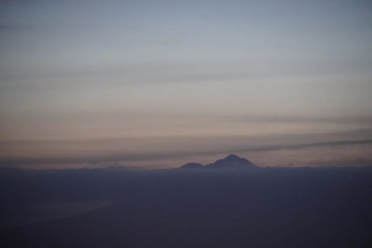 岩木山頂上付近