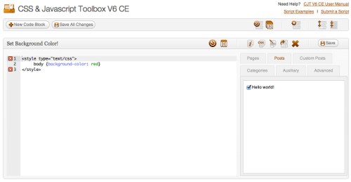 CSS & JavaScript Toolbox
