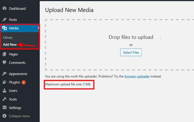 Check-upload-limit