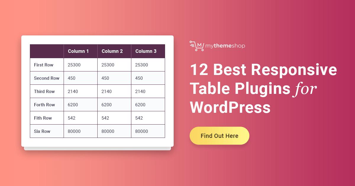 Go to plugins > add new. 12 Best WordPress Table Plugins for Creating Responsive Tables - MyThemeShop