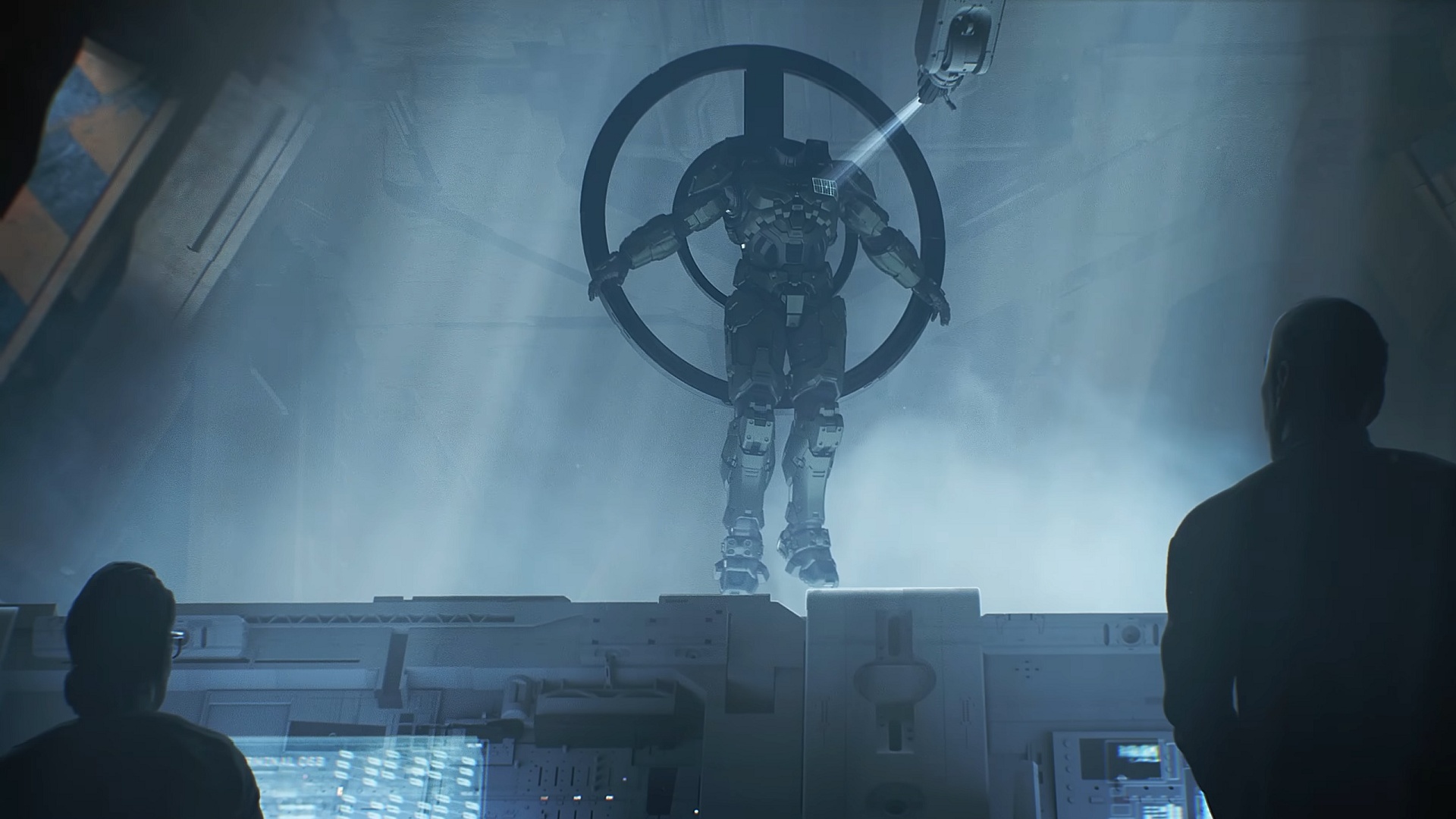 Halo: From the Soil to the Stars | Halo Halo Infinite: Step Inside trailer image of the Master Chief's GEN3 Mjolnir being completed
