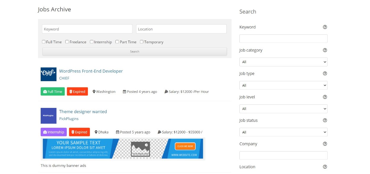 Fresher/experienced/ web hosting support/ international voice process · jobshop. 14 Best Wordpress Job Board Plugin For 2022