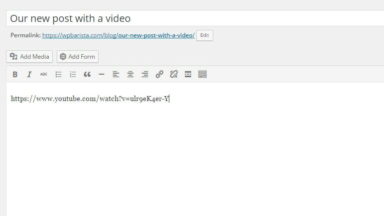 Get started today with my affiliate link (60% off web hosting) . How To Embed A Youtube Video In Wordpress Wpbarista Blogging News For Wordpress Users