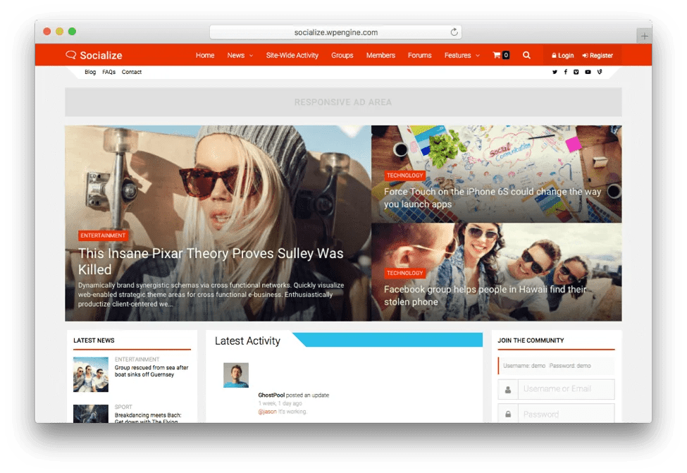 To take full advantage of everything buddypress has to offer. 16 Best Buddypress Social Network Wordpress Themes For Community 2017