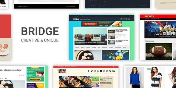 Wordpress 5.3 compatibility updates on all shopkeeper's plugins: Bridge WordPress Theme for Multiple Sleek Magazine Layout Designs